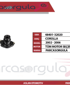 Amortisör Üst Kule Takozu Arka Sağ Corolla 2002-2006 (48401-32020)