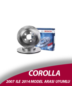 Bosch Arka Fren Diski Corolla Dizel 2007-2014 (0986479S64)