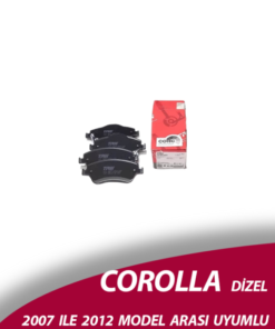 Trw Fren Balatası Ön Corolla Dizel 2007-2012 (GDB3481)