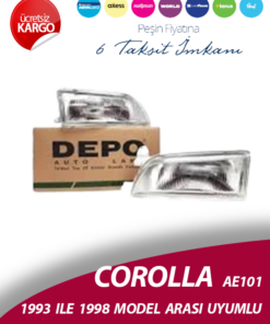 Depo Far Sağ Ve Sol Takım Corolla Ae101 1993-1998