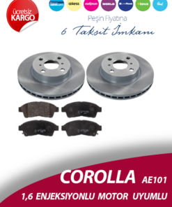 Ön Fren Diski Ve Balata Takımı Corolla 1,6 Enjeksiyonlu 1994-2000