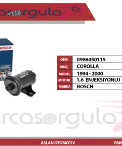 Benzin Filtresi Corolla 1994-1998 (0986450115)