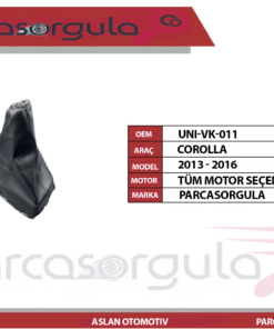 Vites Körüğü Siyah Corolla 2013-2016