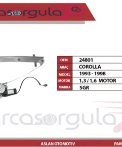 Sgr Cam Krikosu Ön Sağ Motorlu Corolla 1993-1998 (24801)