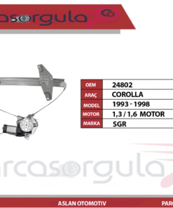 Sgr Cam Krikosu Ön Sol Motorlu Corrolla 1993-1998 (24802)