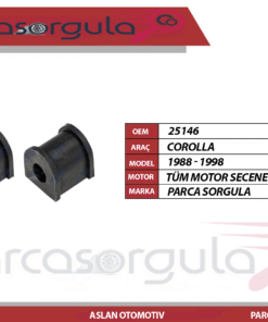Arka Viraj Lastiği Sağ/Sol Takım Corolla 1988-1998