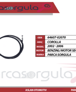 Bagaj Açma Teli Corolla 2002-2006