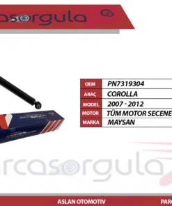 Maysan Amortisör Arka Sağ /Sol Corolla 2007-2012 (PN7319304)