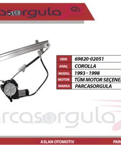 Cam Krikosu Ön Sol Motorlu Corrolla 1993-1998 (CKR151)