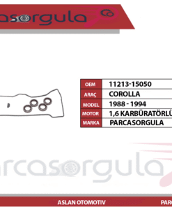 Üst Kapak Conta Takımı Corolla  1,6 Karbüratörlü 1988-1994 (11213-15050)