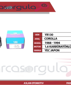 Yec Distribütör Kapağı Corolla 1,6 Karbüratörlü 1988-1994 (YD130)