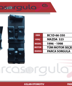 Cam Düğme Ön Sol Mazda 323 Familia 1996-1998