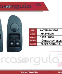 Cam Düğmesi Sol Kia Pregio 1997-2004