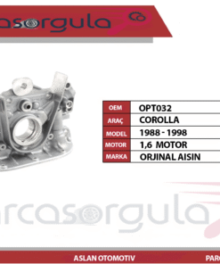 Aısın Yağ Pompa Corolla 4AF / 4AFE 1,6 1988-1998 (OPT032)