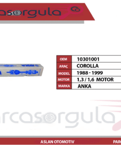 Anka Aks Komple Sol Abs Siz Corolla 1988-1999 (10301001)
