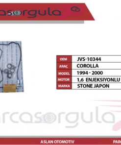 Stone Üst Kapak Conta Takımı Corolla  1,6 Enjeksiyonlu 1994-2000 (JVS-10344)