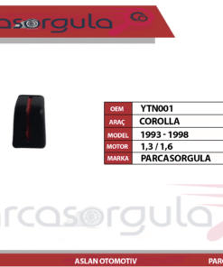Kalorifer (Klima) Yönlendirme Tuşu Kırmızı Corolla 1993-1998