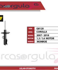 Monroe Amortisör Ön Sol Corolla 2007-2018 / Auris 2007-2018