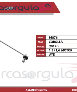Ön Z Rot Sağ/Sol Corolla 2019->