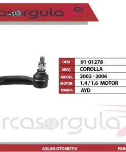 Rotbaşı Sağ Corolla 2002-2006