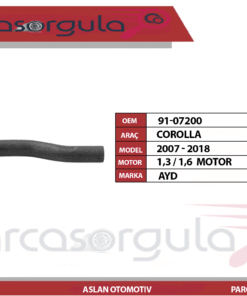 Rotbaşı Sol Corolla 2007-2018