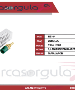 Tama Hararet Müşürü Corolla 1,6 Enjeksiyonlu 1994-2000